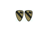 Army 1st Cavalry Division OCP Patch w/ Hook Fastener (pair)