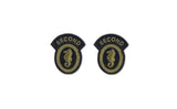 Army 2nd Engineer Brigade OCP Patch w/ Hook Fastener (pair)