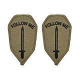 Army Infantry School OCP Patch w/ Hook Fastener (pair)