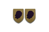 Army Illinois National Guard OCP Patch with Hook Fastener (pair)