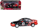 1995 Honda Civic Coupe EJ1 #94 Autocross ADVAN Black and Red 1/64 Diecast Model Car by Paragon Models