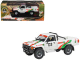 Toyota Hilux Pickup Truck #D3 Castrol White with Graphics Rustenburg 400 Rally (1995) 1/64 Diecast Model Car by Paragon Mode