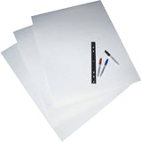 Pacon Railroad Board - Mounting, Painting, Block Printing, Art, Mat, Stenciling - 22Height x 28Width - 25 / Carton - White