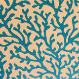 Plutus Marlin Vines Blue, Cream Floral Luxury Throw Pillow Double Sided 20 X 20
