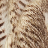 Plutus Porcupine Beige Faux Fur Luxury Throw Throw 36W X 60L