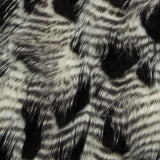 Plutus Porcupine Black And White Faux Fur Luxury Throw Throw 36W X 60L