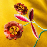 Plutus Heavenly Peonies Yellow Floral Luxury Throw Pillow Double Sided 20 X 20