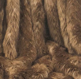 Plutus Mountain Coyote Handmade Luxury Throw Throw 36W X 60L