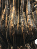 Plutus Fancy Brown Mink Handmade Luxury Throw Throw 36W X 60L