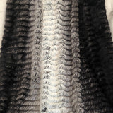 Plutus Chocolate Brown Ivory Faux Fur Luxury Throw Throw 36W X 60L