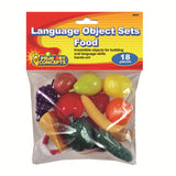 Language Object Sets Food, 18 Pieces