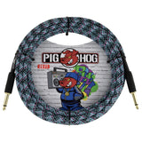 Pighog Blue Graffiti Cbl 20Ft Straight