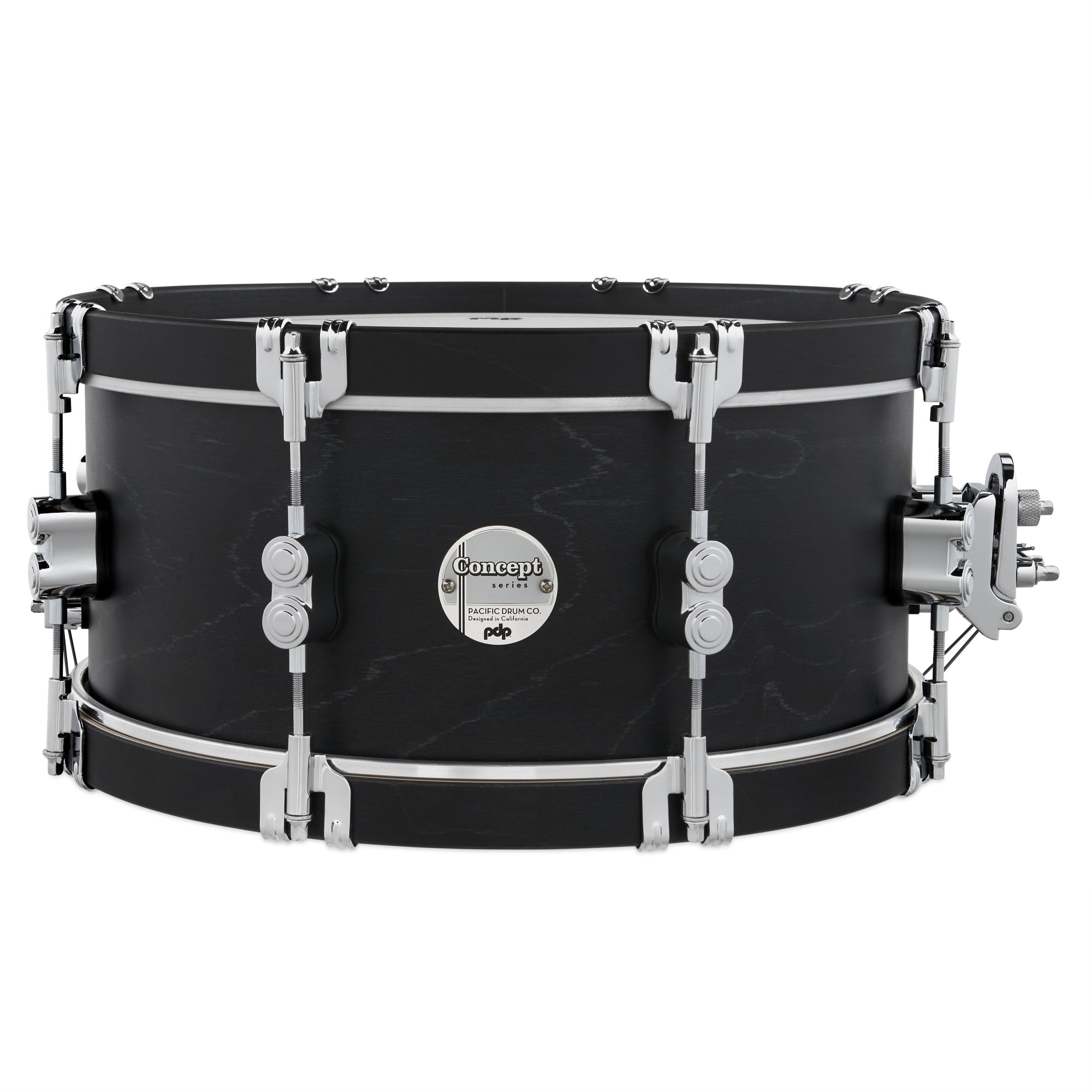 Classic 6.5X14 Ebony/Ebony Hoops
