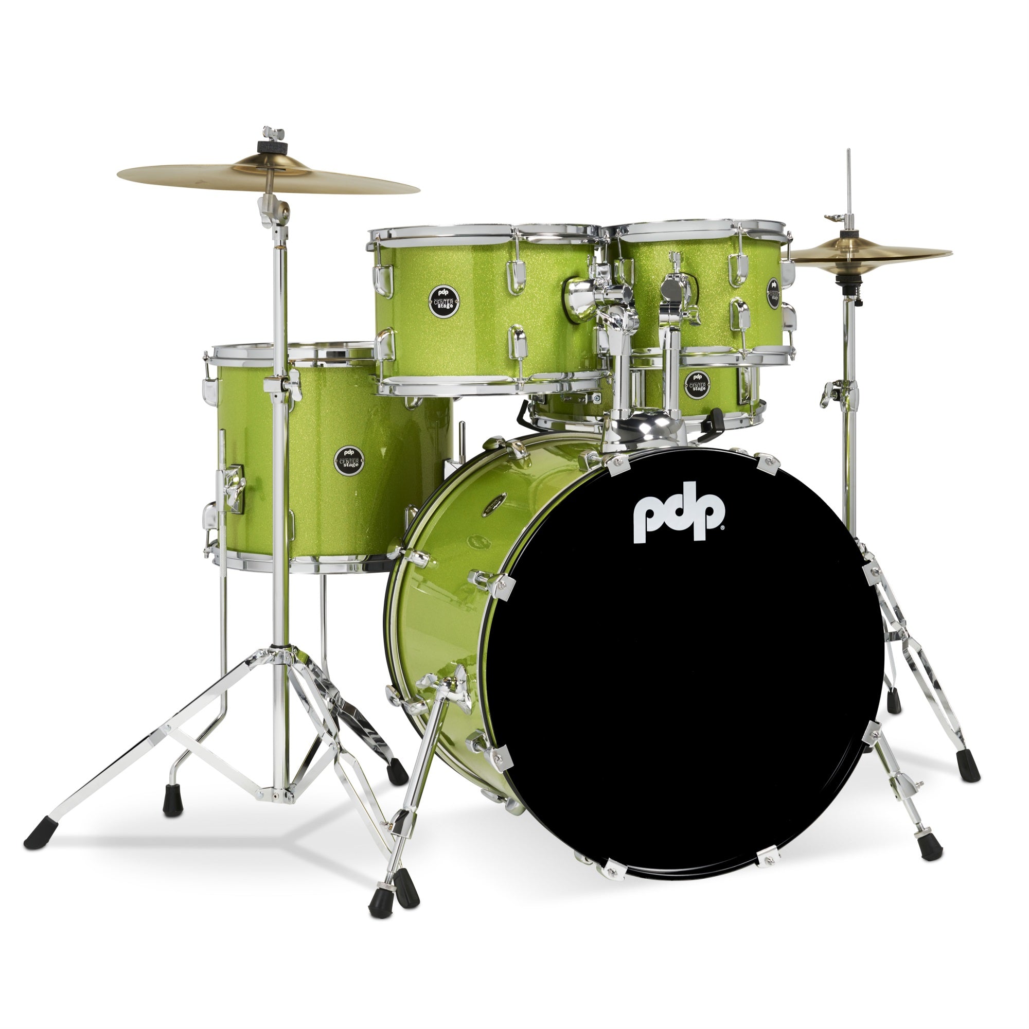 Centerstage Kit W/ Hw,Cym,Throne E Green