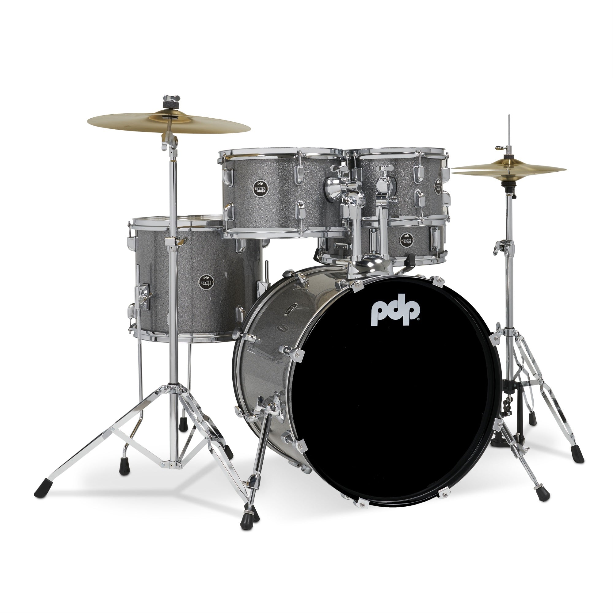 Centerstage 5Pc W/Hw, Cym, Thrn Silver