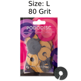 STALEKS PRO EXPERT UMBRELLA PODODISC RINGLIKE DISPOSABLE FILES SIZE L 25 MM DIAMETER REFILL PADS FOR PEDICURE DISC 50 PCS PDFR-25- STALEKS™