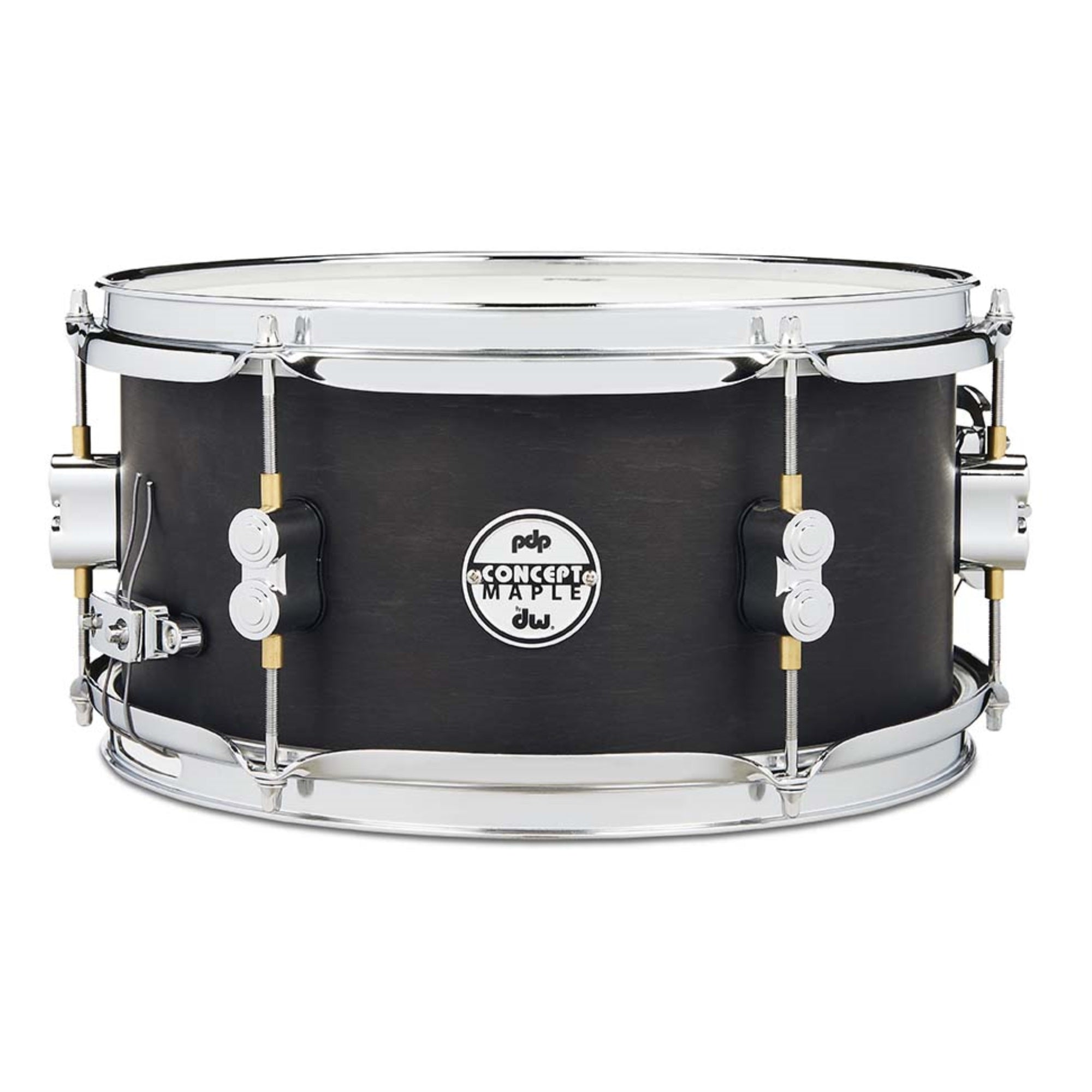 Concept Snare 6X12, Black Wax, Cr Hw
