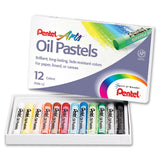 Pentel Oil Pastels, 12 count
