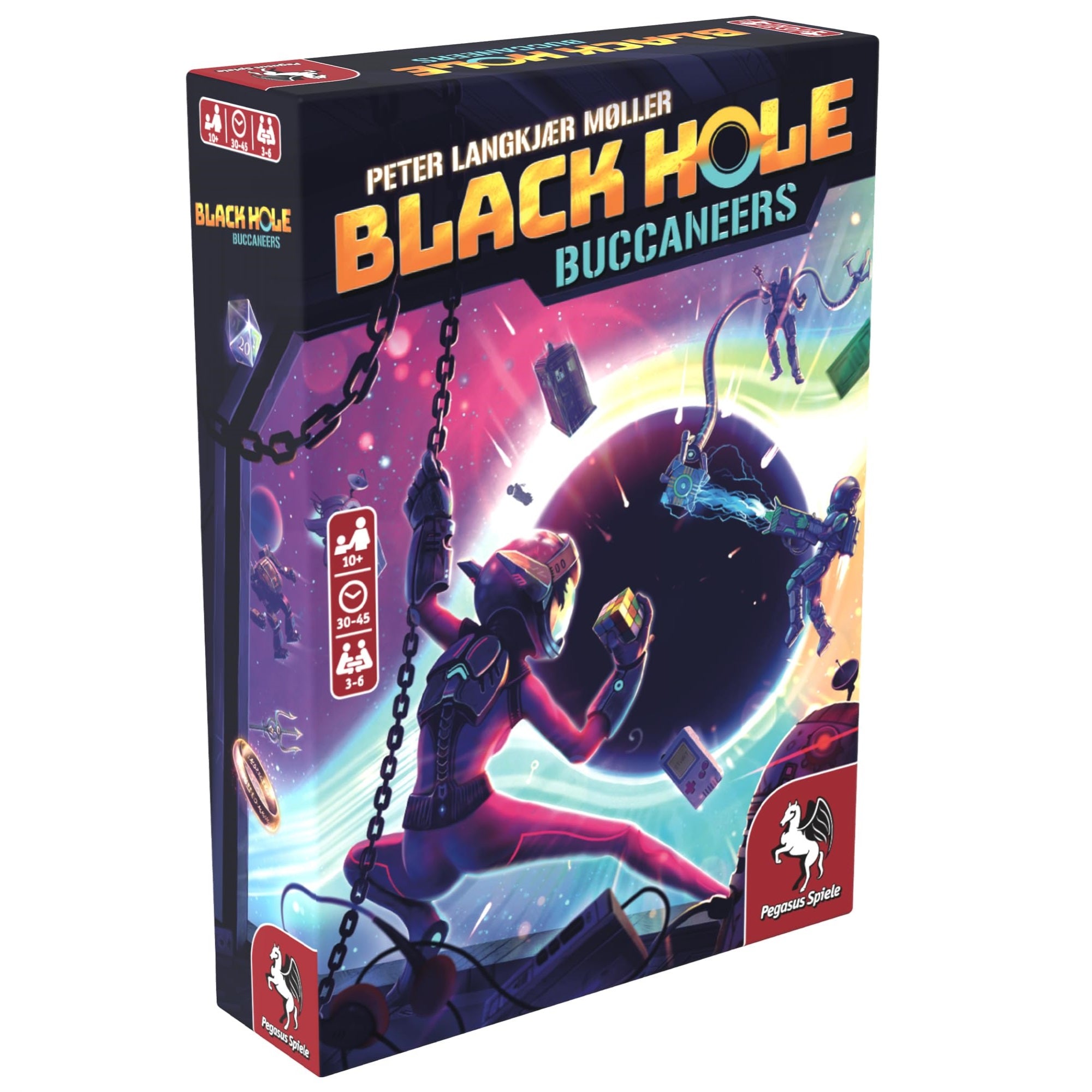 Black Hole Buccaneers - Drafting Board Games - For Family Game Night - Ages 10+ - 3 To 6 Players - 30 To 45 Min Of Gameplay - En