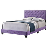 Suffolk Purple Queen Panel Bed
