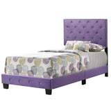 Suffolk Purple Twin Panel Bed