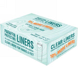 Berkeley - Paraffin Protecting Liners | Gusset Style | Extra Large Size | Clear Liners (110 Pcs)