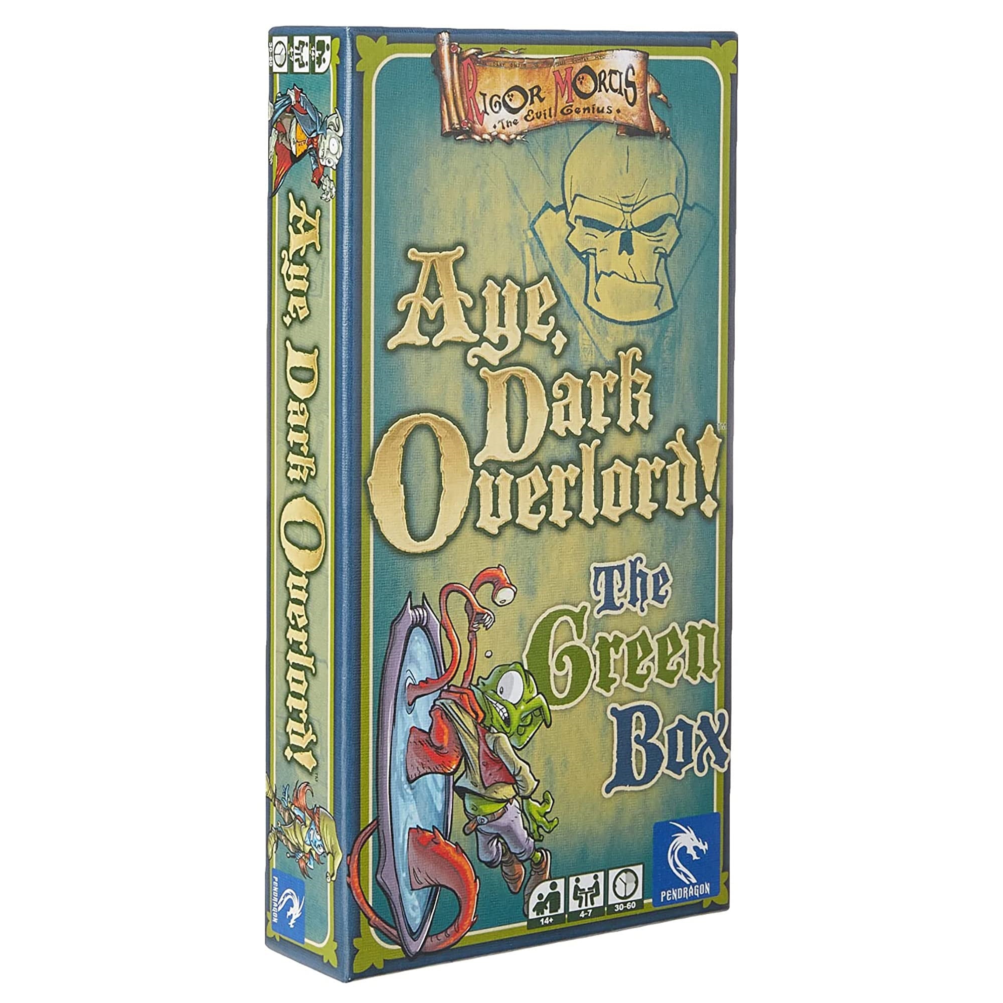 Pendragon Game Studio Aye, Dark Overlord! The Green Box - Card Game, Fantasy Party Game Filled With Humor, Rpg Game, For 4-7 Pla