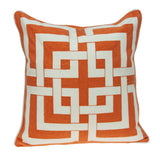 Parkland Collection Simbel Transitional Multicolored Pillow Cover With Poly Insert