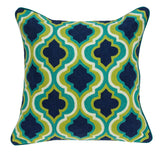 Parkland Collection Handmade Muja Traditional Multicolored Pillow Cover With Poly Insert