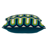 Parkland Collection Handmade Monte Transitional Multicolored Pillow Cover With Poly Insert