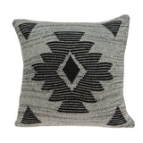 Parkland Collection Shosa Southwest Grey Pillow Cover With Poly Insert