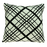 Parkland Collection Misa Transitional White Pillow Cover With Poly Insert