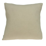 Parkland Collection Cassi Transitional Tan Pillow Cover With Poly Insert