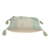 Parkland Collection Harper Transitional Cream And White Throw Pillow