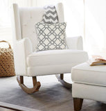 Parkland Collection Cora Transitional Beige Pillow Cover With Poly Insert