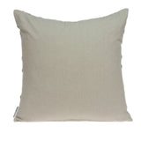 Parkland Collection Cora Transitional Beige Pillow Cover With Poly Insert