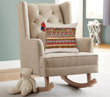 Parkland Collection Zelda Bohemian Multicolor Pillow Cover With Poly Insert