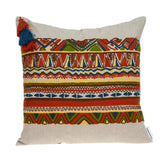 Parkland Collection Zelda Bohemian Multicolor Pillow Cover With Poly Insert