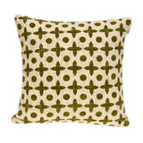 Parkland Collection Sitara Transitional Beige Printed Pillow Cover With Poly Insert
