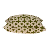 Parkland Collection Sitara Transitional Beige Printed Pillow Cover With Poly Insert