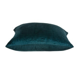 Parkland Collection Bento Transitional Teal Solid Pillow Cover With Poly Insert