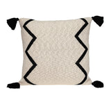 Parkland Collection Zinga Transitional Beige/Cream Throw Pillow