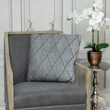 Parkland Collection Grampy Transitional Grey Throw Pillow