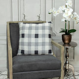 Parkland Collection Graham Transitional Grey Throw Pillow