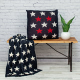 Parkland Collection The Stars Transitional Navy Blue Throw Pillow