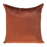 Parkland Collection Nerine Transitional Brunt Orange Throw Pillow