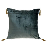 Parkland Collection Zella Transitional Charcoal Throw Pillow