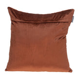 Parkland Collection Tobyn Transitional Burnt Orange Throw Pillow