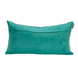 Parkland Collection Sora Transitional Quilted Aqua Throw Pillow