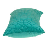 Parkland Collection Sora Transitional Quilted Aqua Throw Pillow